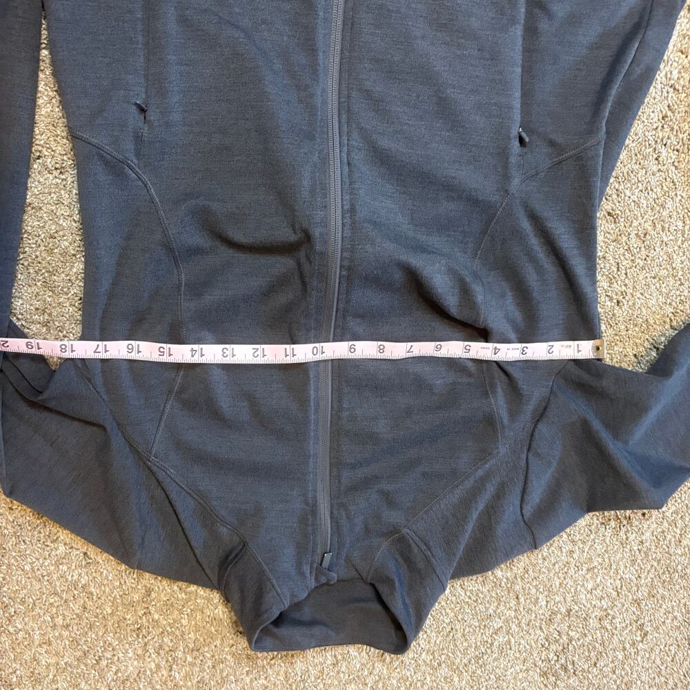 All In Motion Zipper Jacket Grey Gray Large - Picture 8 of 10